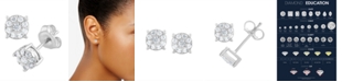 Macy's Diamond Stud (1/4 ct. t.w.) in 14k White, Yellow or Rose Gold